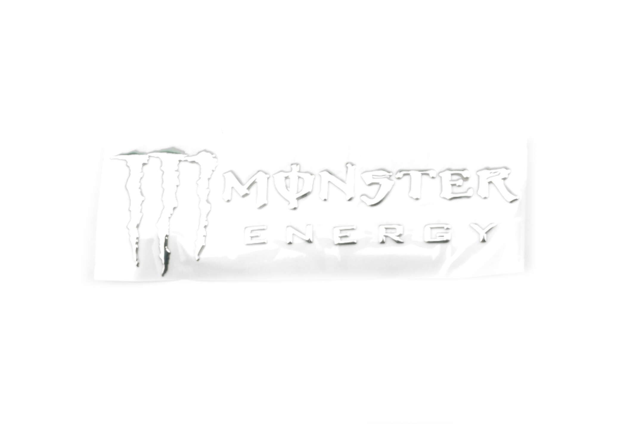 Наклейка буквы MONSTER ENERGY (19х7см, хром) (#4750D)