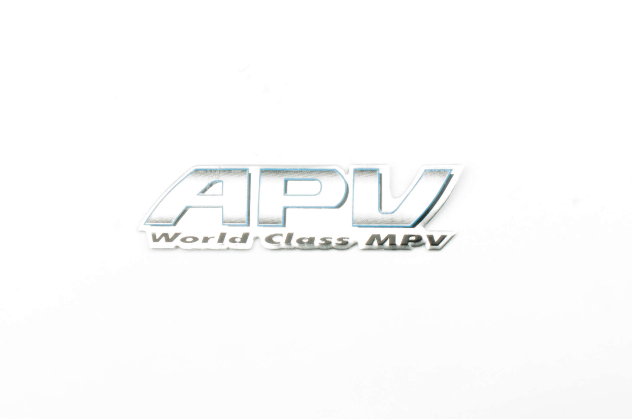 Наклейка шильдик APV (14х4см, хром) (#4631)