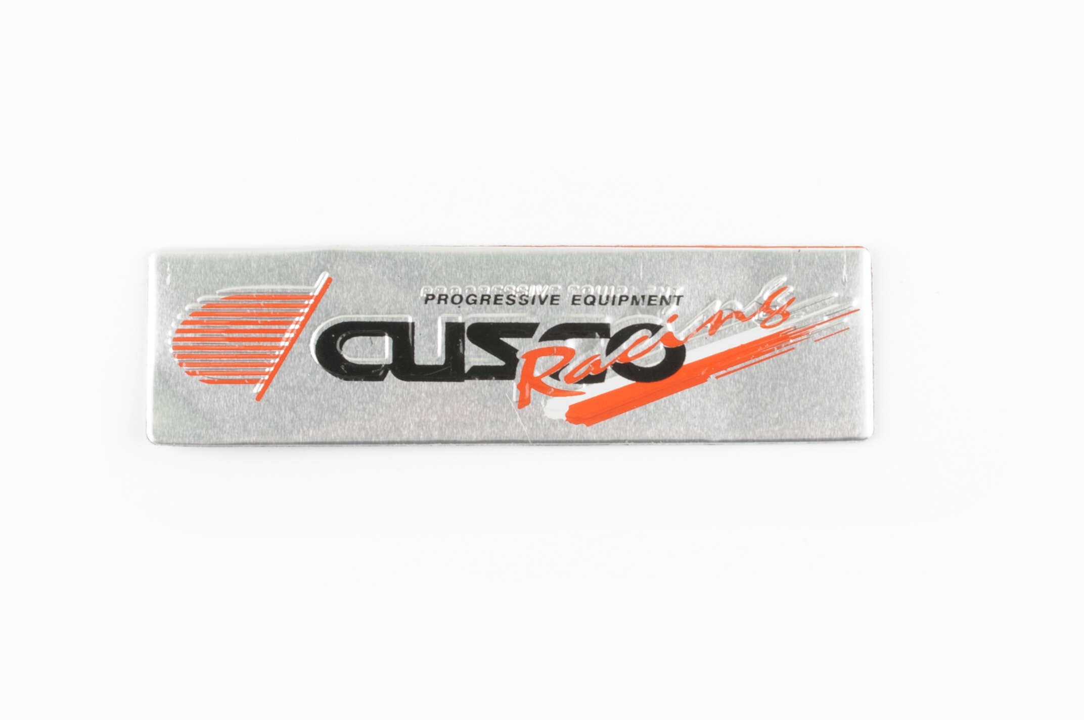 Наклейка шильдик CUSCO (12х3см, хром) (#4504)