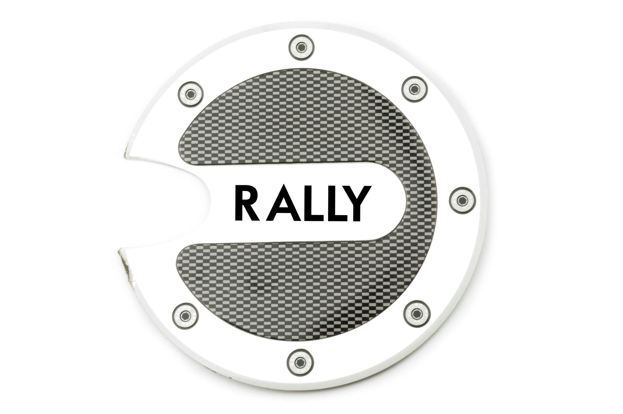 Наклейка на крышку бака RALLY (13х13см) (#4481)