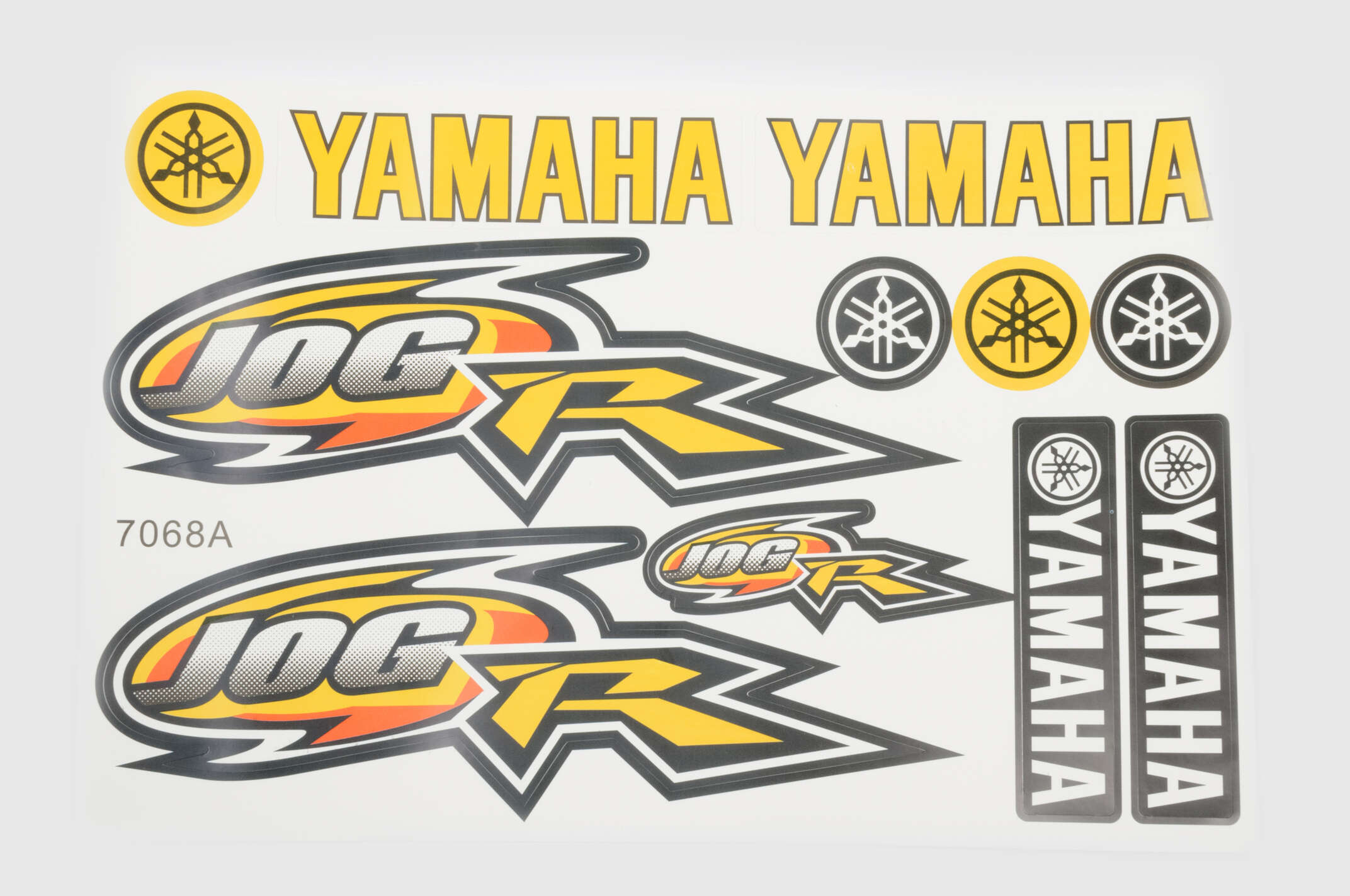 Наклейки (набор) Yamaha JOG (26х17см, 11шт) (#7068A)