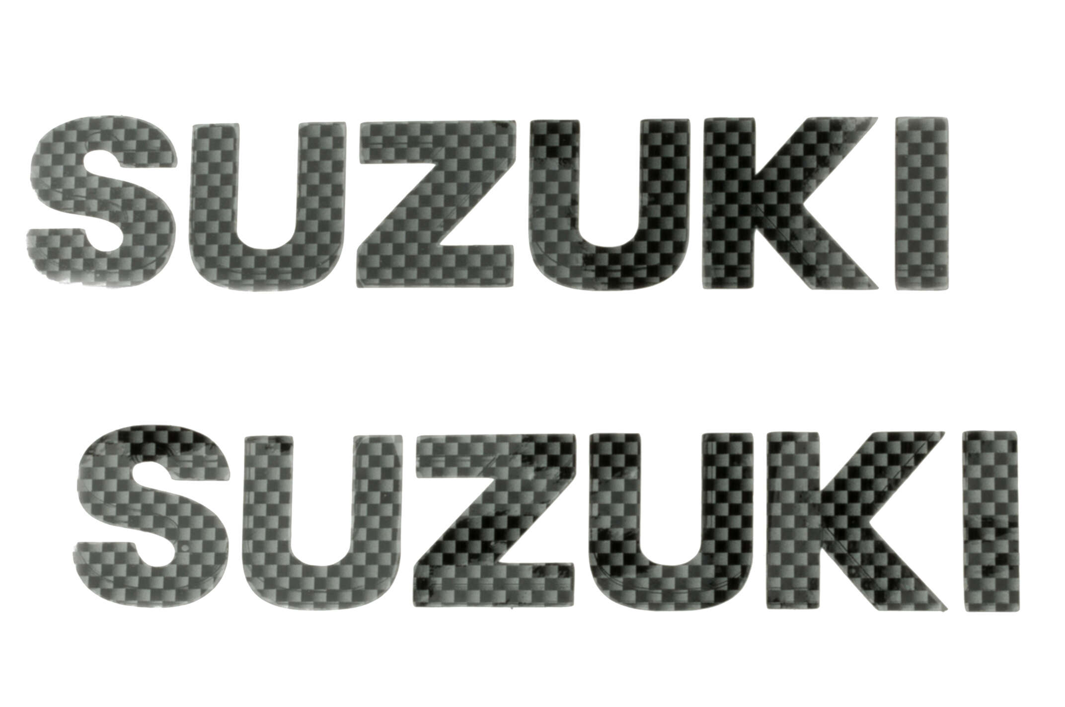 Наклейка буквы SUZUKI (15х4см, 2шт) (#HQ286)