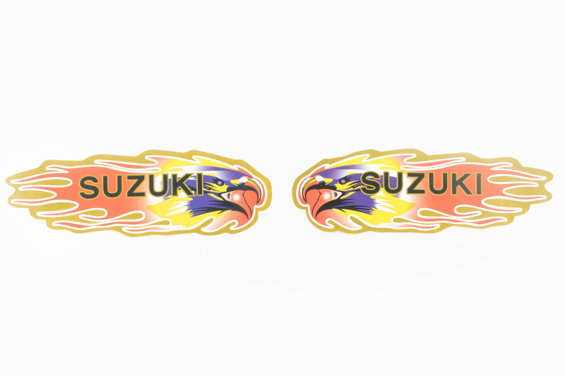 Наклейки (набор) SUZUKI (19х6см, красные) (#5794)