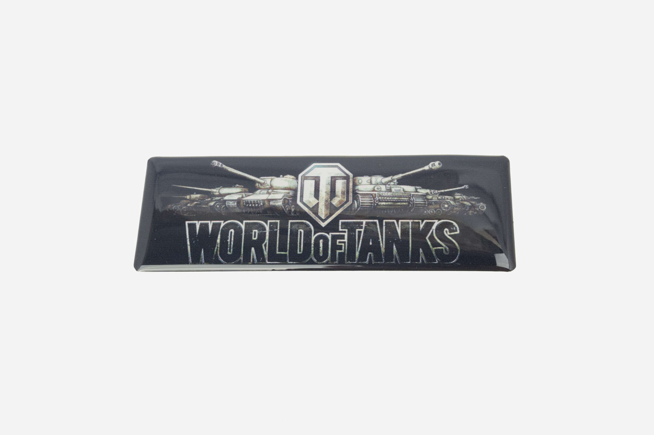 Наклейка логотип WORLD OF TANKS (11,5х5см, силикон) (#SEA)