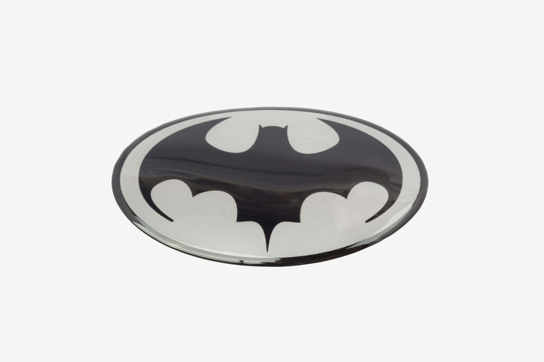 Наклейка логотип BATMAN (9,5x7см, силикон) (#SEA)