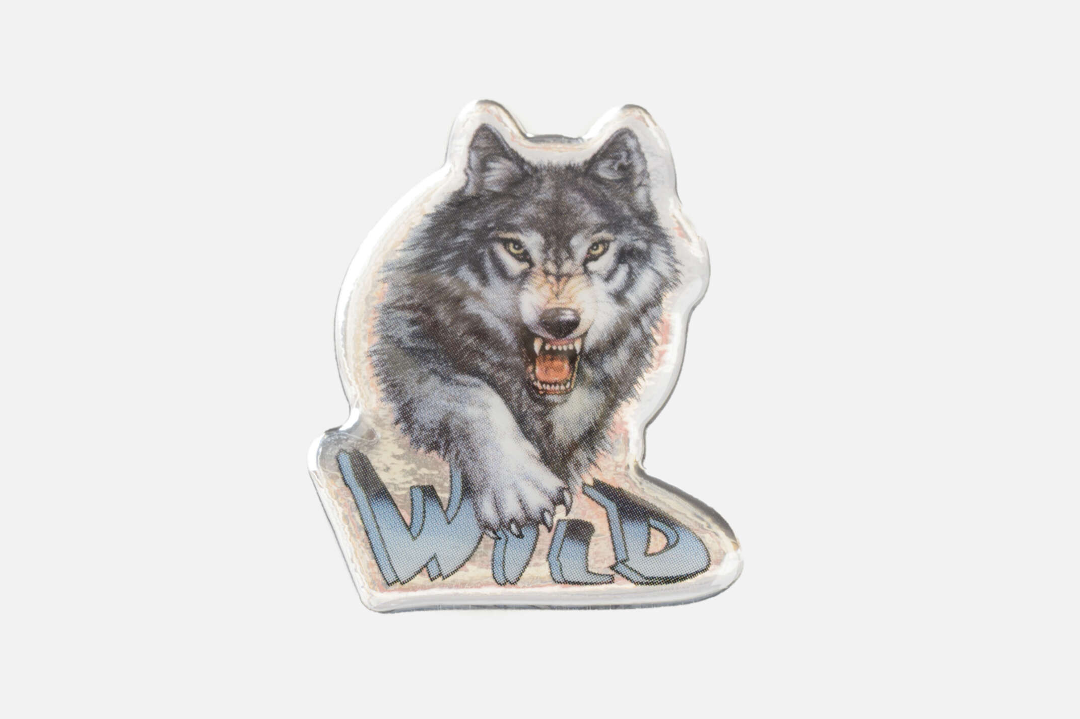 Наклейка декор WOLF (8х6см) (#SEA)