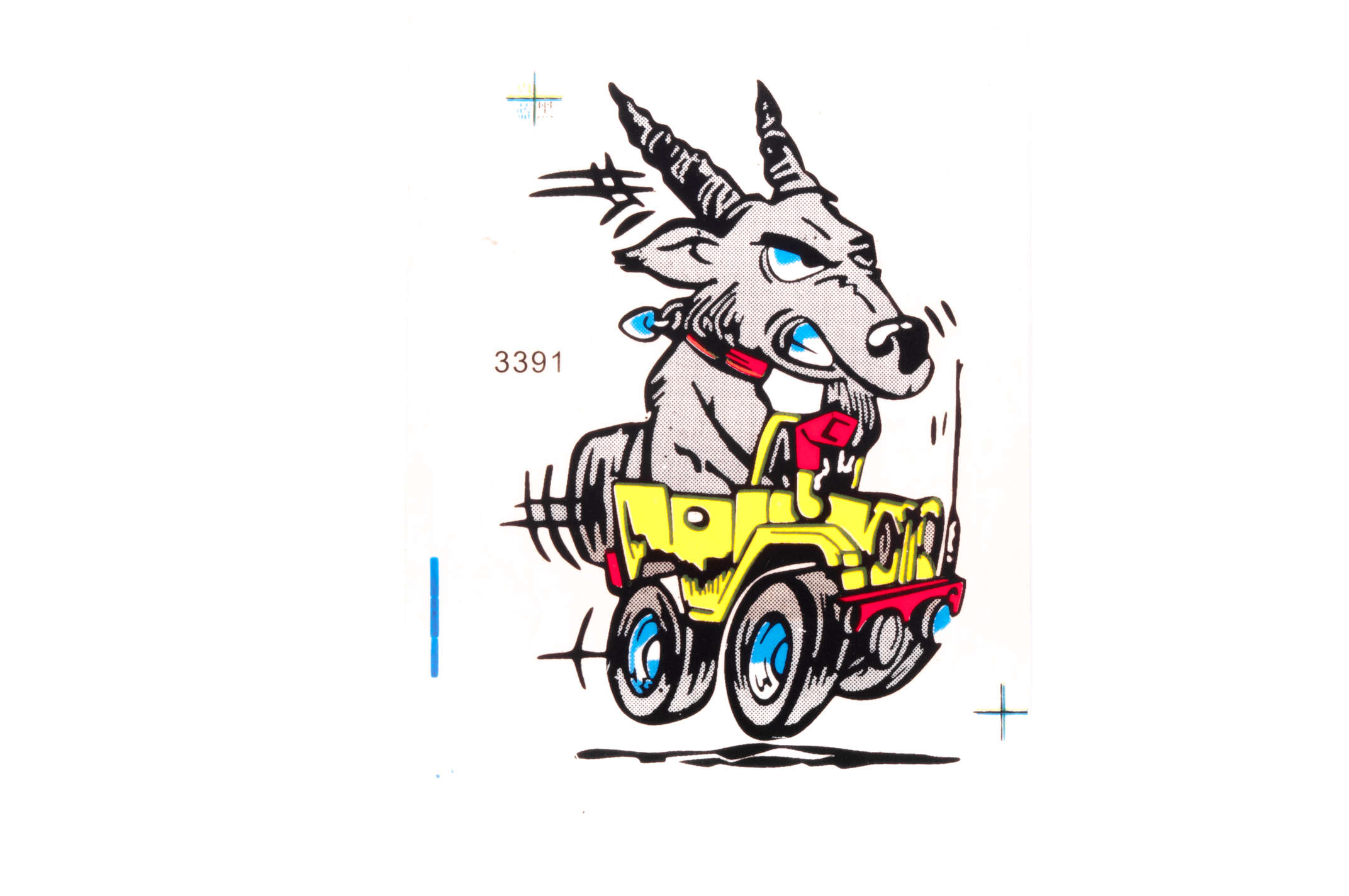 Наклейка декор GOAT (13x9см) (#3391)
