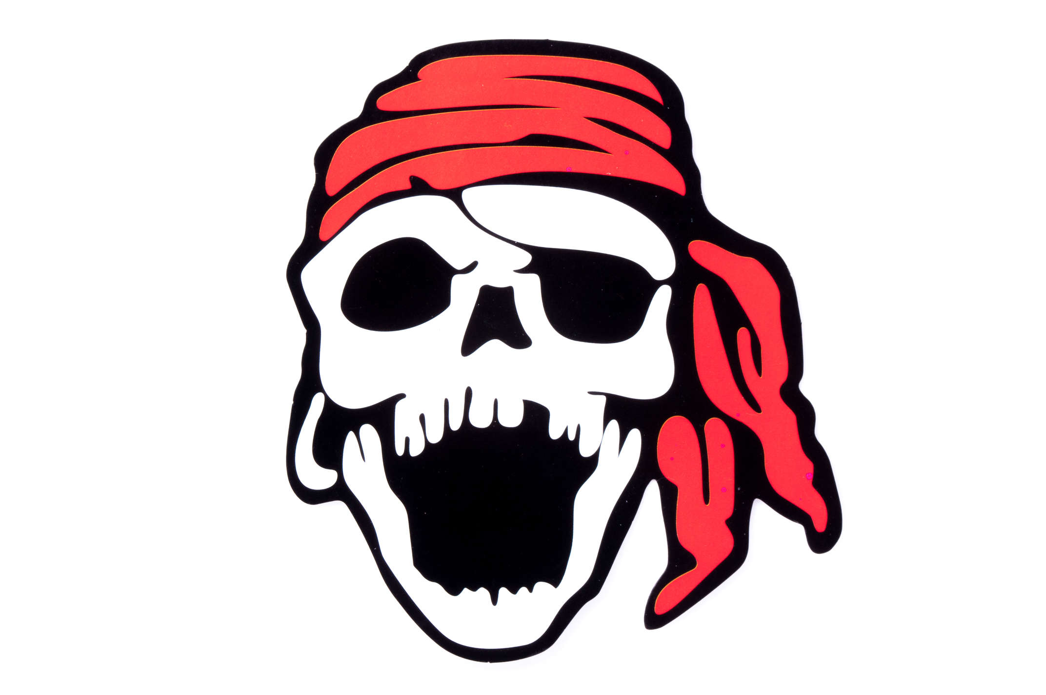 Наклейка декор SKULL (11x13см) (#5495)