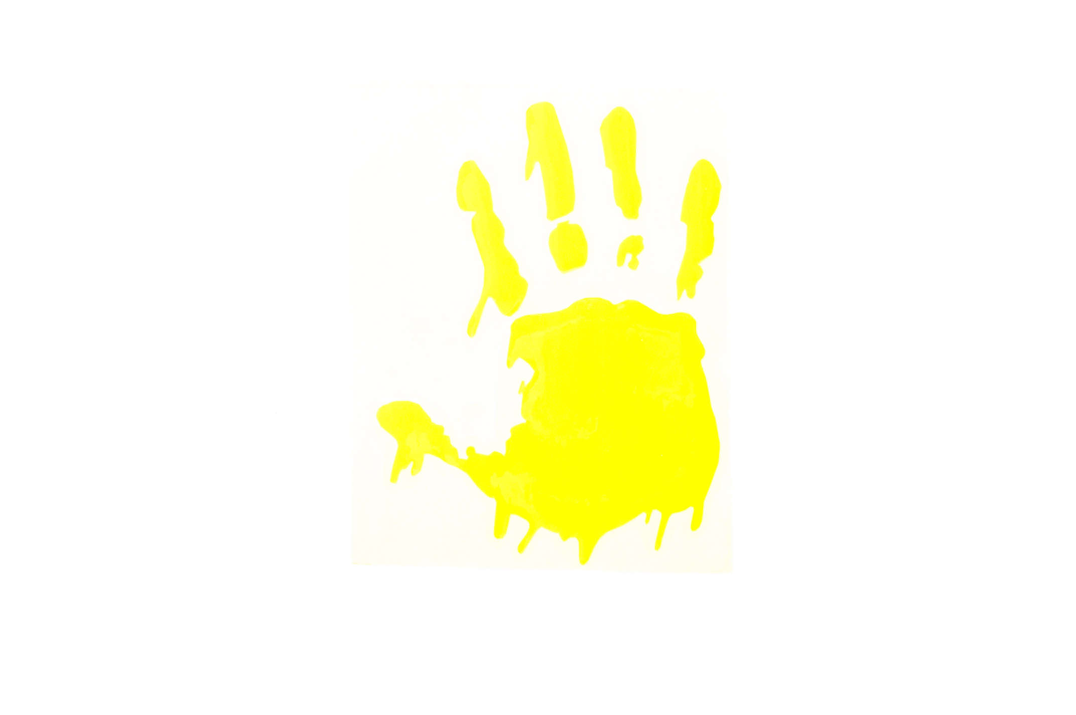 Наклейка декор HAND (9.5x12.5см) (#HQ677)