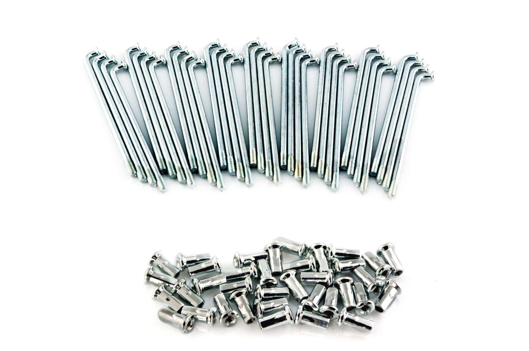 Спица колеса МТ, ДНЕПР (короткая) (L-125mm, D-4.5mm) (компл. 36шт) (mod A) JING