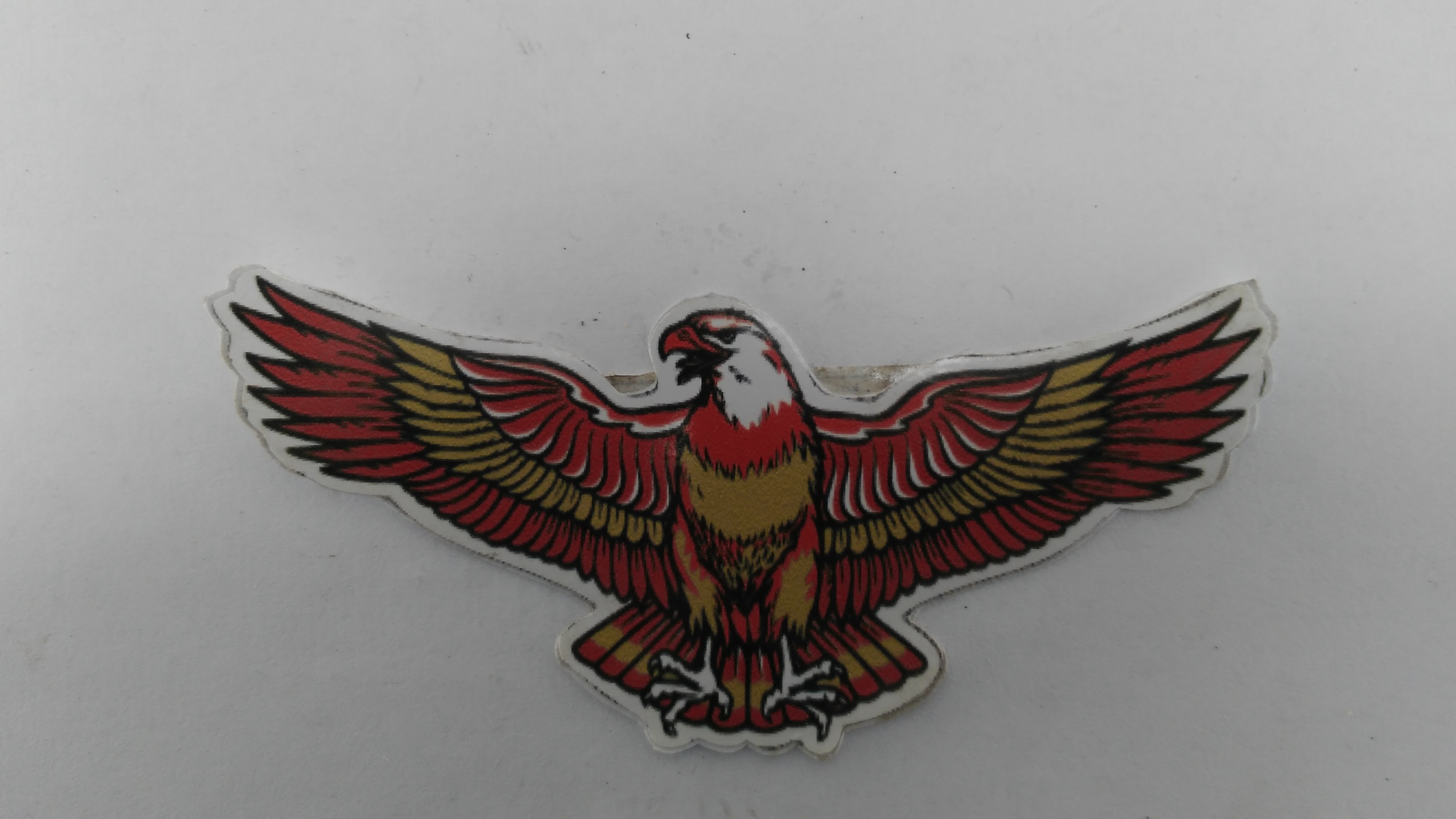 Наклейка декор EAGLE (5х11см) красный (#SEA)