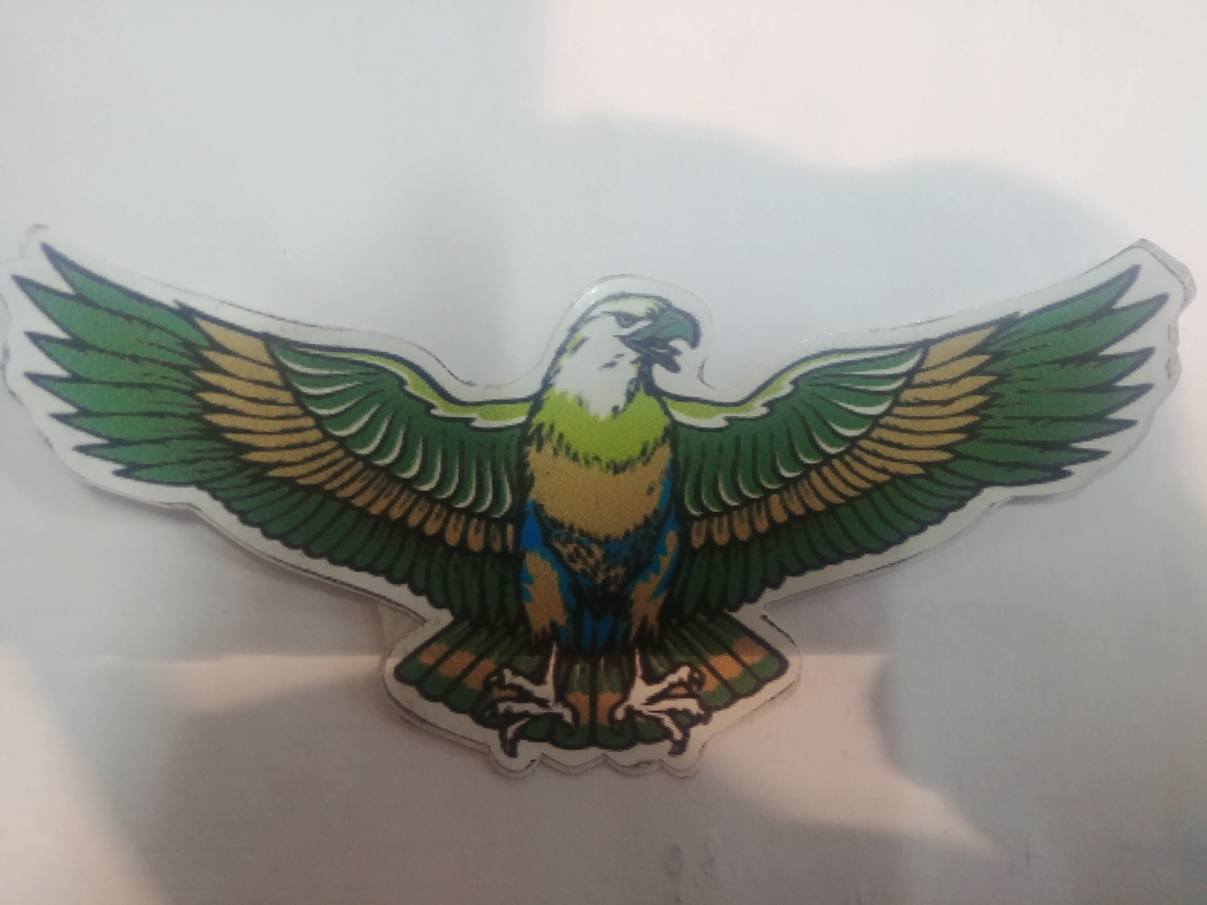 Наклейка декор EAGLE (5х11см) зеленый (#SEA)