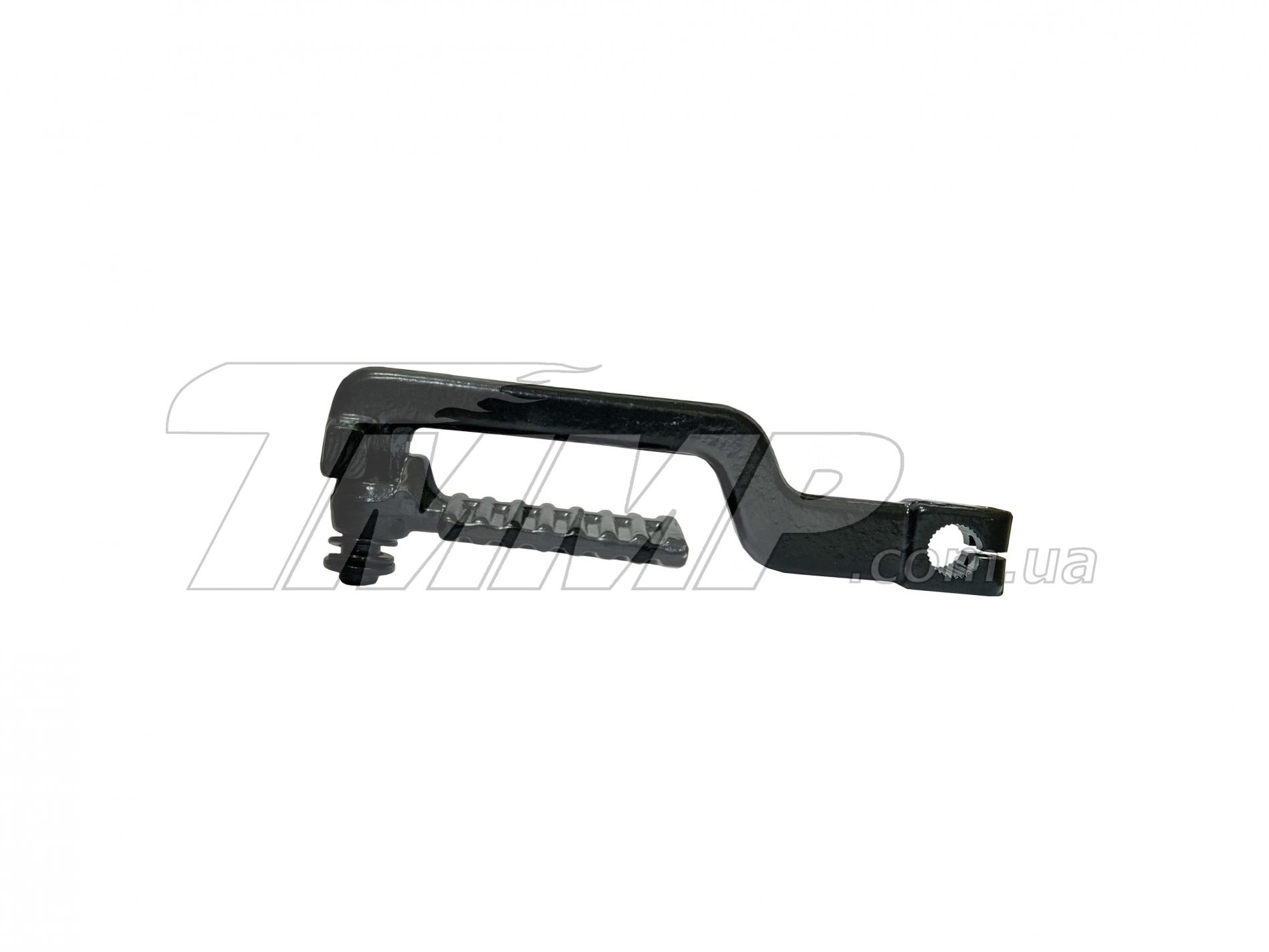 Ножка кикстартера 4T GY6 50 (черная, плоская подножка) EVO