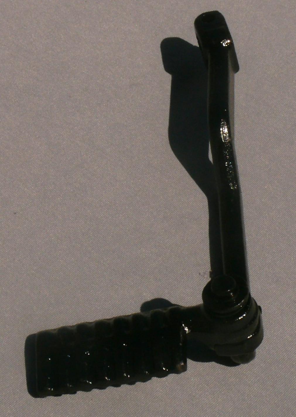 Ножка кикстартера 4T GY6 50 (черная, плоская подножка) VDK