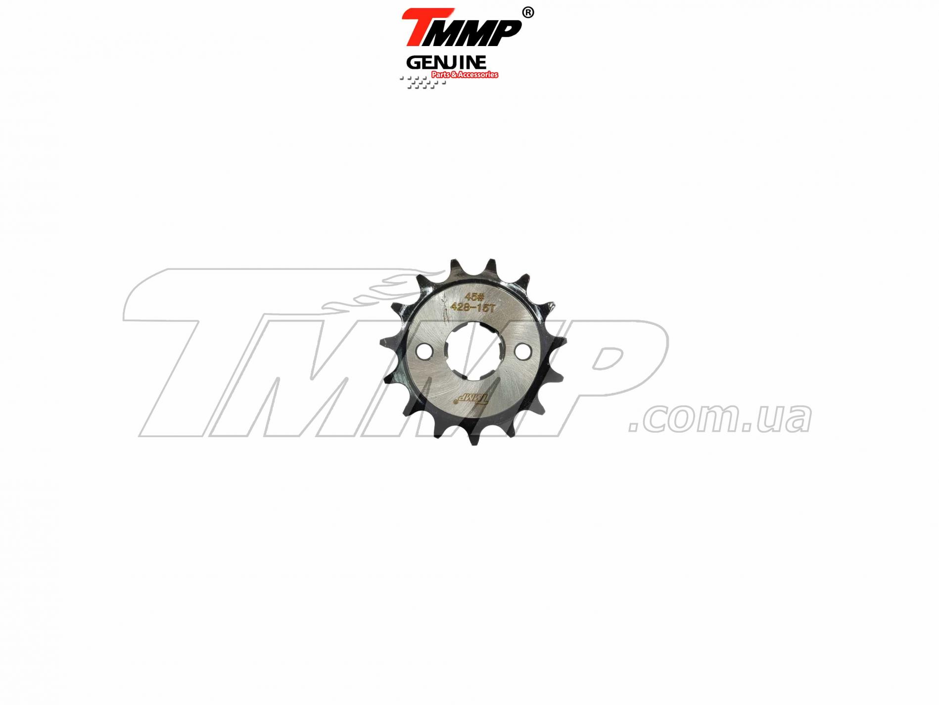 Звезда трансмиссии (передняя) Zongshen, Lifan 125-200 428-15T EVO-2