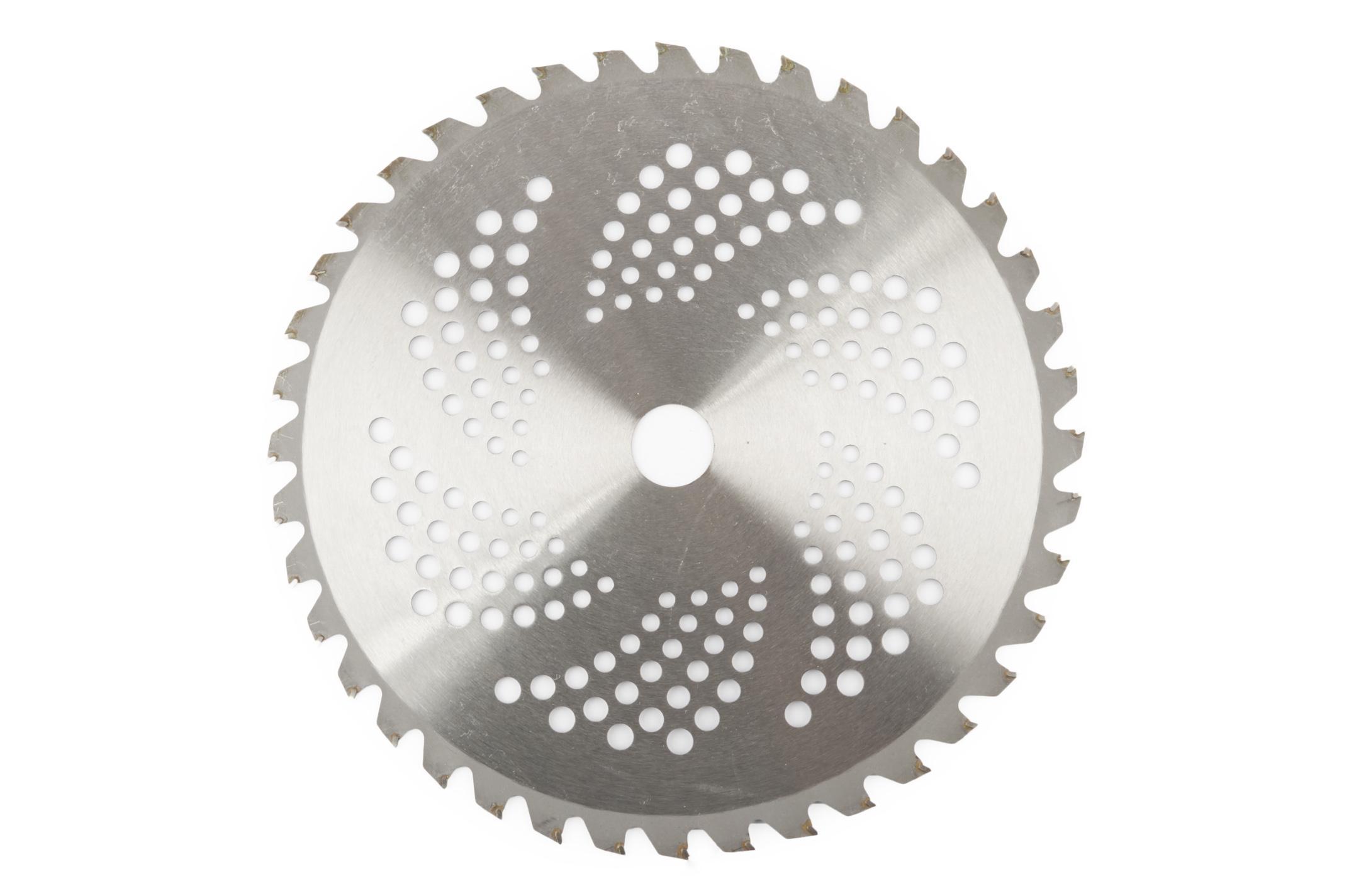 Нож мотокосы 40T (Ø255/25.4 mm) (победитовые зубья) в конверте SVET