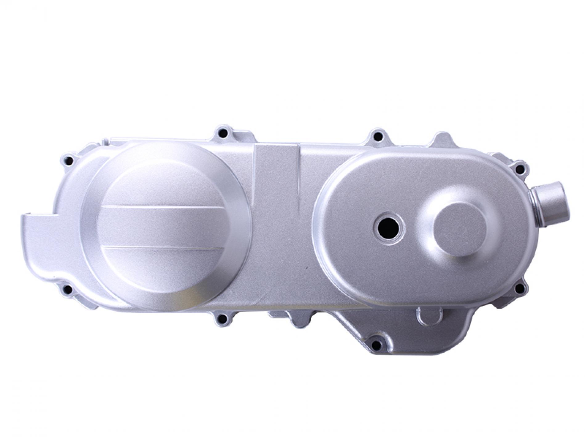 Крышка вариатора 4T GY6 50 (10 колесо, 139QMB, серебристая) AMG
