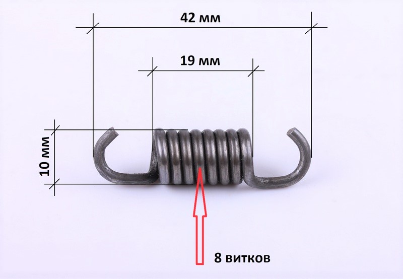 Пружина вариатора мотокосы (короткая) AMG