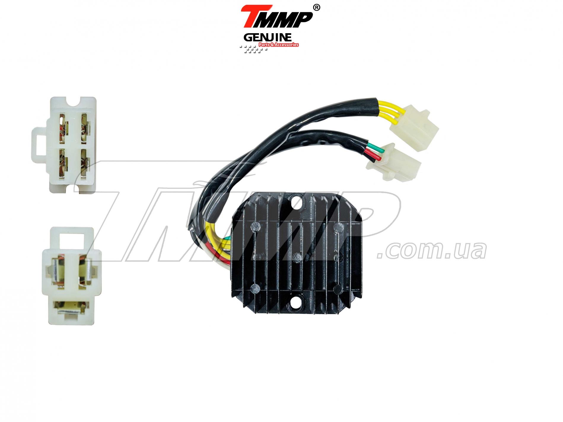 Реле зарядки 4T GY6 125/150 (7 проводов 4+3) EVO