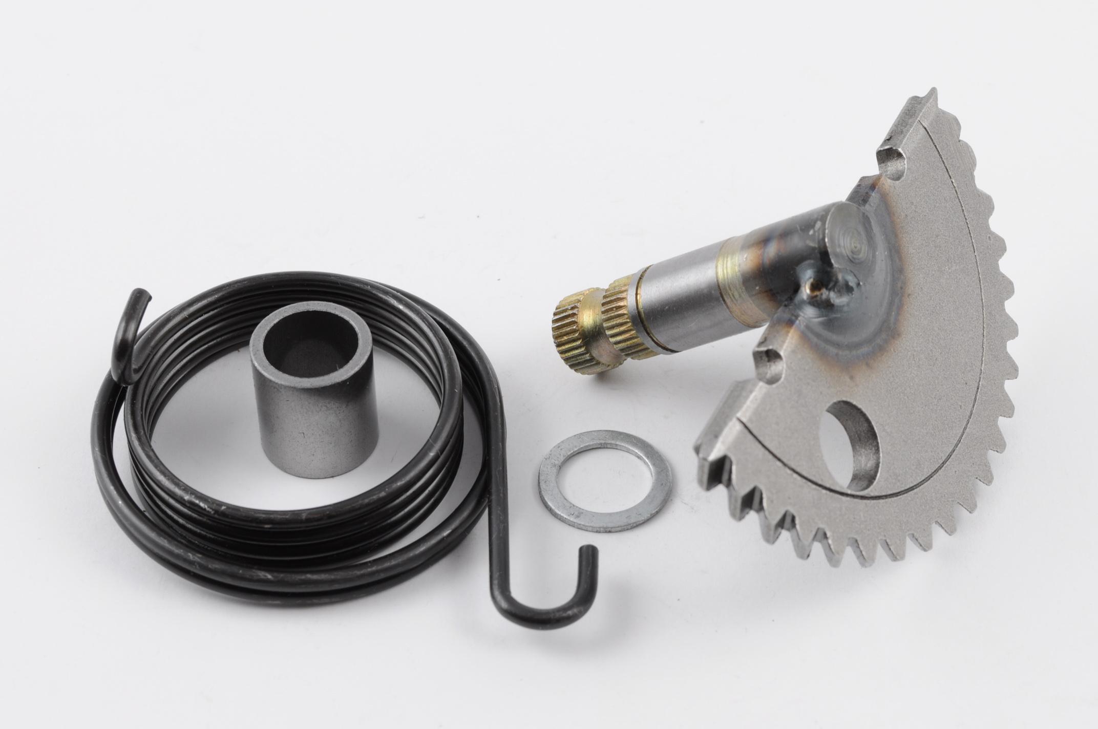 Сектор заводной (полумесяц) 4T GY6 50 (L-55mm) (+пружина, втулки) CYCLE PN