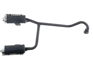 Глушитель ATV 110/125 (двойной, черный) FLD