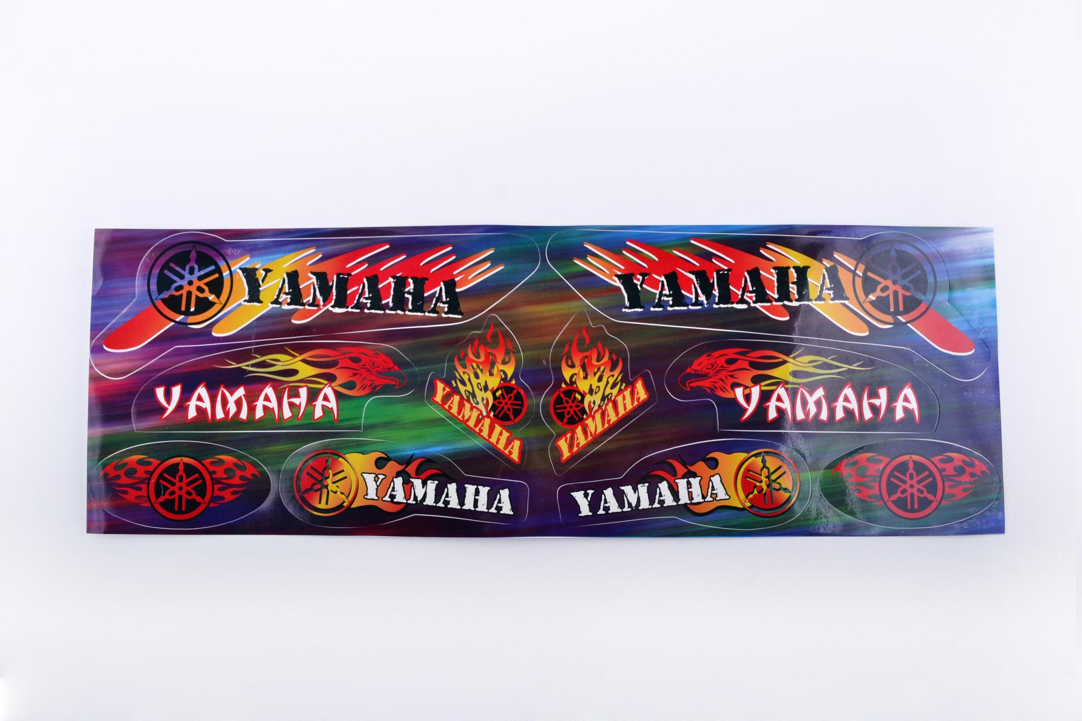 Наклейки (набор) Yamaha (48х16см, разноцветные) EVO