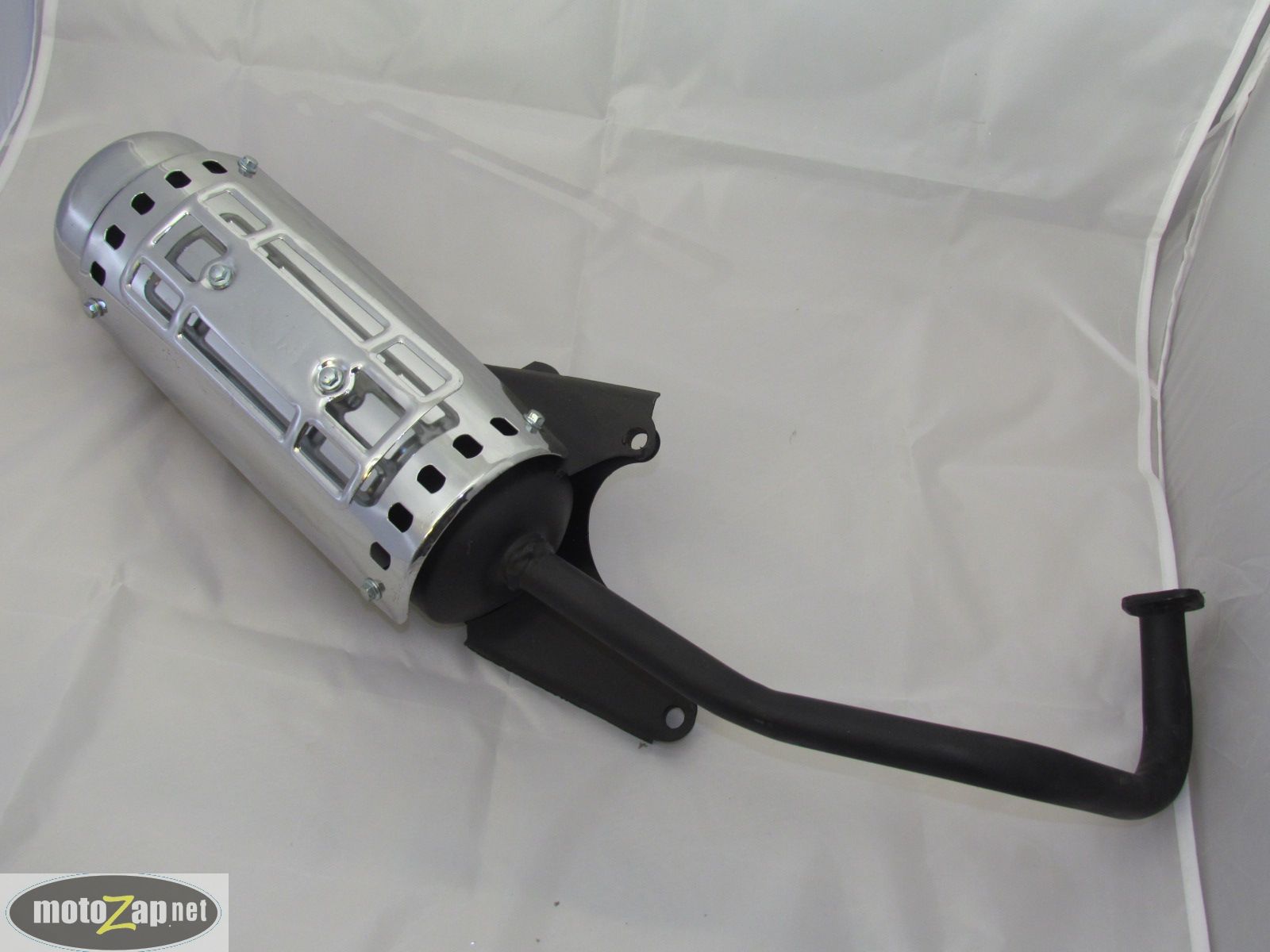 Глушитель 4T GY6 50 WIND (круглый, хром) ZV