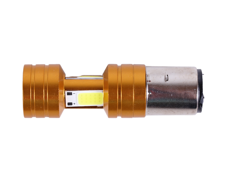 Лампа (фара) 12V35W35W диодная 2 кристалла линза Н6 BA20D (LED) AMG