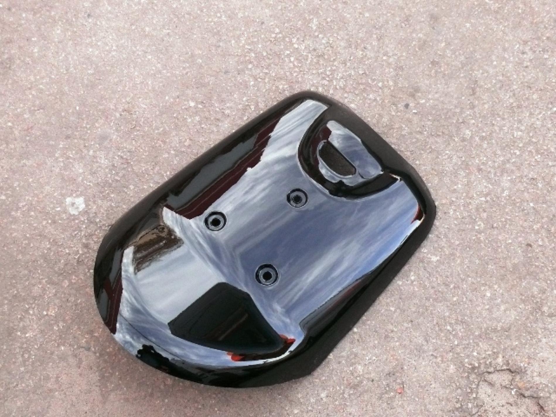 Пластик Yamaha APRIO передний (клюв) (черный) VDK