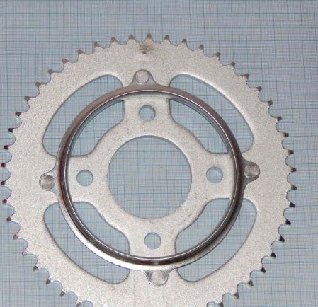 Звезда трансмиссии (задняя) VIPER V200R 428x56T (PCD=4*90mm, HUB=58mm) (ОБОДОК) MARATHON ST
