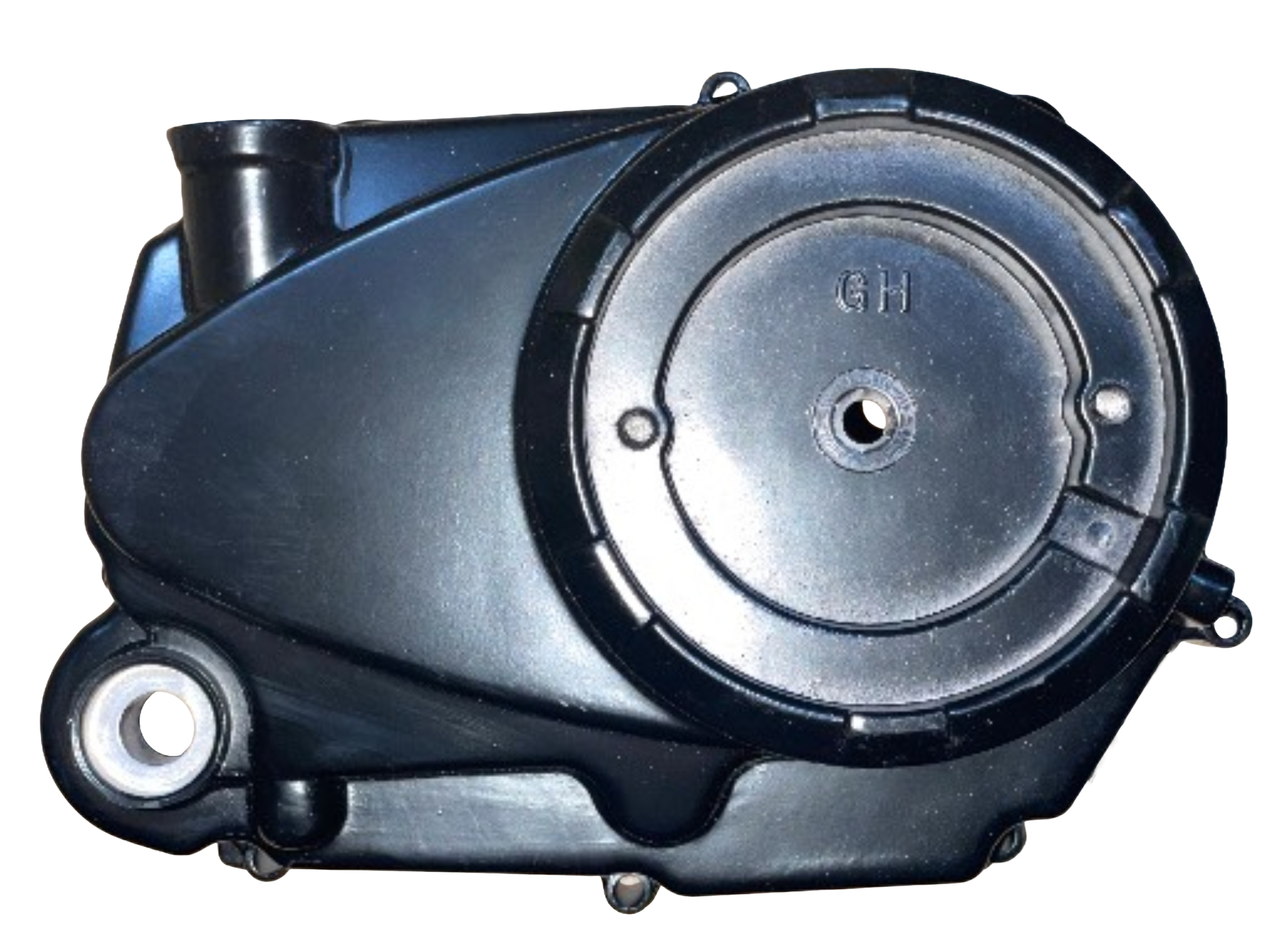 Крышка сцепления (правая) JH-125 (Т120) полуавтомат, черная ST