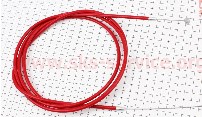 Трос заднего тормоза (трос 200см; кожух 182см), красный электросамоката KS
