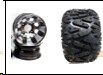 Диск колеса ATV 22*10-10 (алюминевый) (с резиной) Junkai JK-600 VV