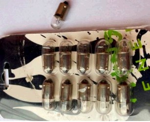 Лампа 12V 4W панели приборов мотоцикла (10 шт) VDK-2