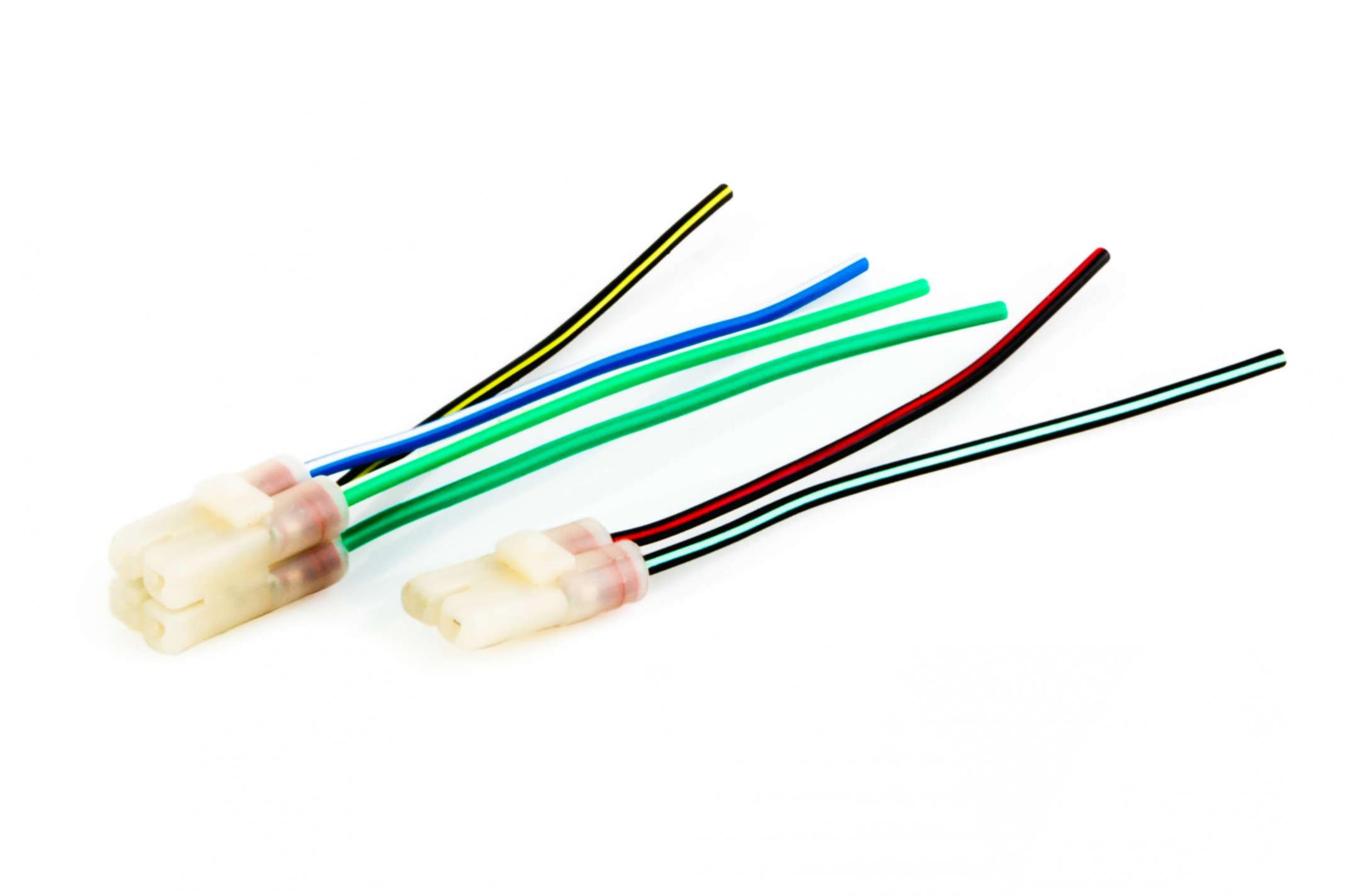 Разъем коммутатора 4T GY6 50-150 (4+2 контакта, мама, +провода) OSA