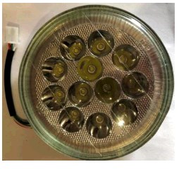 Фара LED(вставка в фару) ИЖ, МТ круглая 12 диод VDK