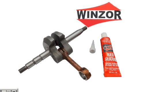 Коленвал б/п для Partner P350 + геметик WINZOR KOSA-3