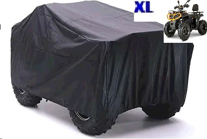 Чехол дождевик на квадроцикл дождевик XL, 216/120/49см, черный VV