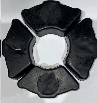 Резинка демпферная Zongshen, Lifan 125/150 (4 шт, силикон, черные) FLASH