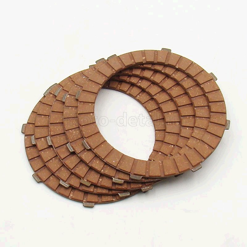 Диски сцепления ИЖ (пробковые, основа металл) (4,0mm) (5шт, комплект) JING