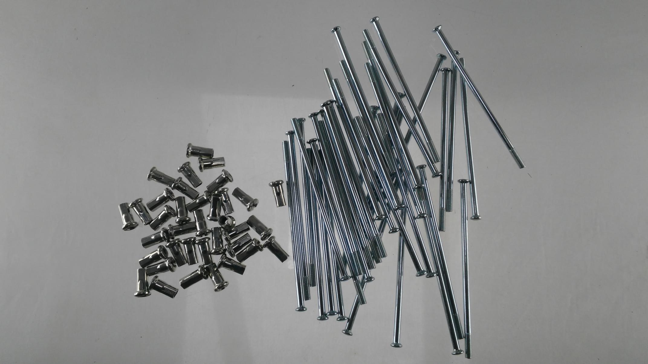 Спица колеса МТ, УРАЛ, К-750 (короткая) (L-120mm, D-4,5mm) (компл, 36шт) JING