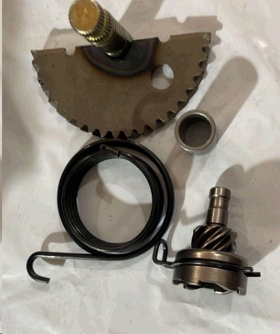 Сектор заводной (полумесяц) 4T GY6 50 (L-57mm) (+пружина, втулка, храповик) ZV
