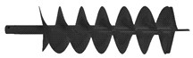 Шнек L800, Ø250 для мотобура (2 мм, двойной) VRL