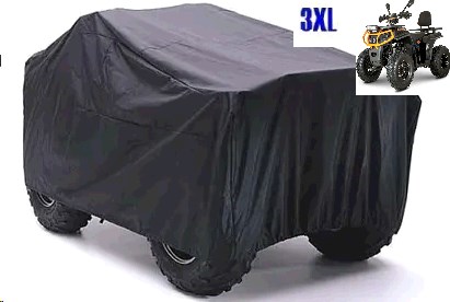 Чехол дождевик на квадроцикл XXXL (256x110x120см) черный