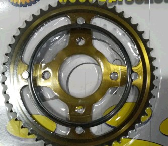 Звезда трансмиссии (задняя) VIPER V200R 428x52T (PCD=4*90mm, HUB=58mm) (ОБОДОК) KOMATCU