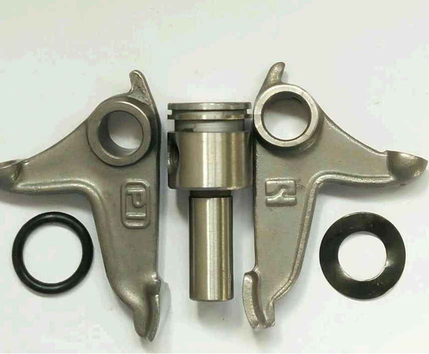 Коромысла клапанов (рокеры, пара) 4T CG125/200 (нижний) (+вал) (комплект) SUNY