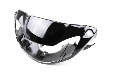 Пластик Honda DIO AF62/68 передний (голова) (черный) KS