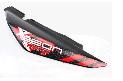 Пластик X-Road Light 200-250 задний боковой правый, черный с красным рисунком KS