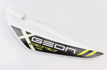 Пластик X-Road Light 200-250 задний боковой правый, белый с желтым рисунком KS