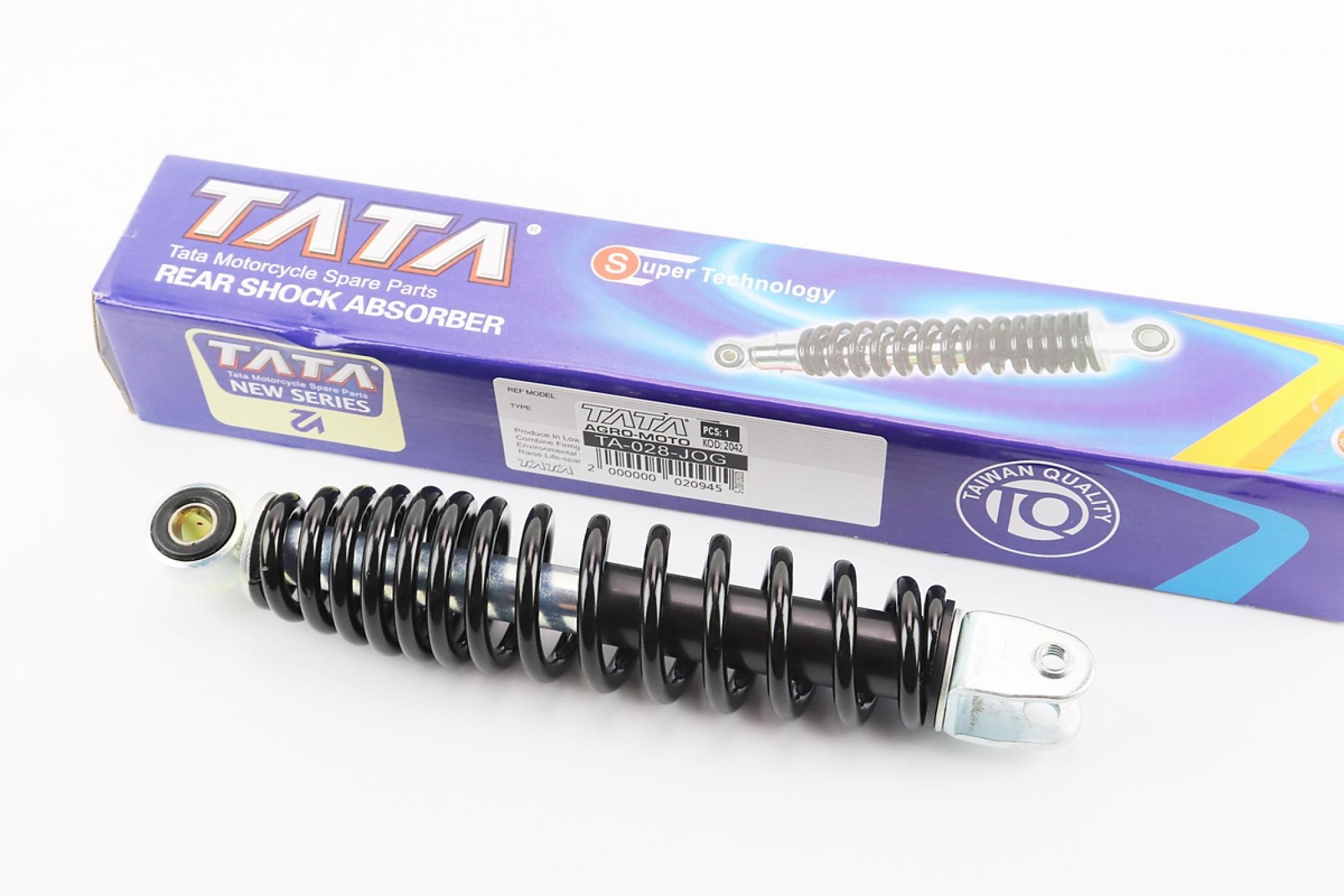 Амортизатор GY6, DIO, LEAD 240mm, стандартный (черный) KS